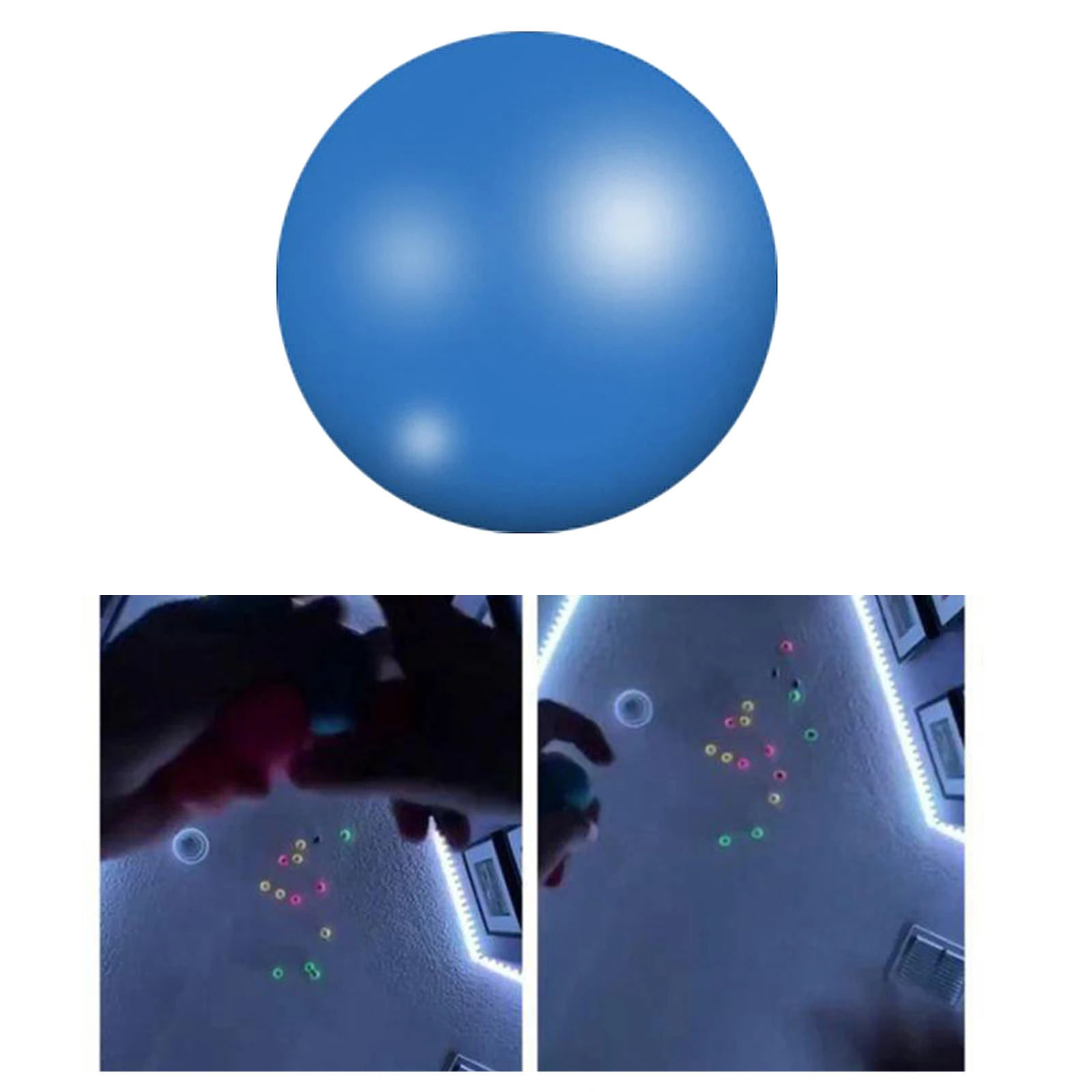 Soft Squeeze Toy Pressure Release Sticky Squash Ball Cute Stick Ball Stick Wall Ball Toys Squishy Toys for Children Fun Play