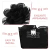 2 Pcs Removable Shoe Ornament Flowers Clip Sneakers Shoelace Charms for Shoes Laces Cloth Clips Woman 3