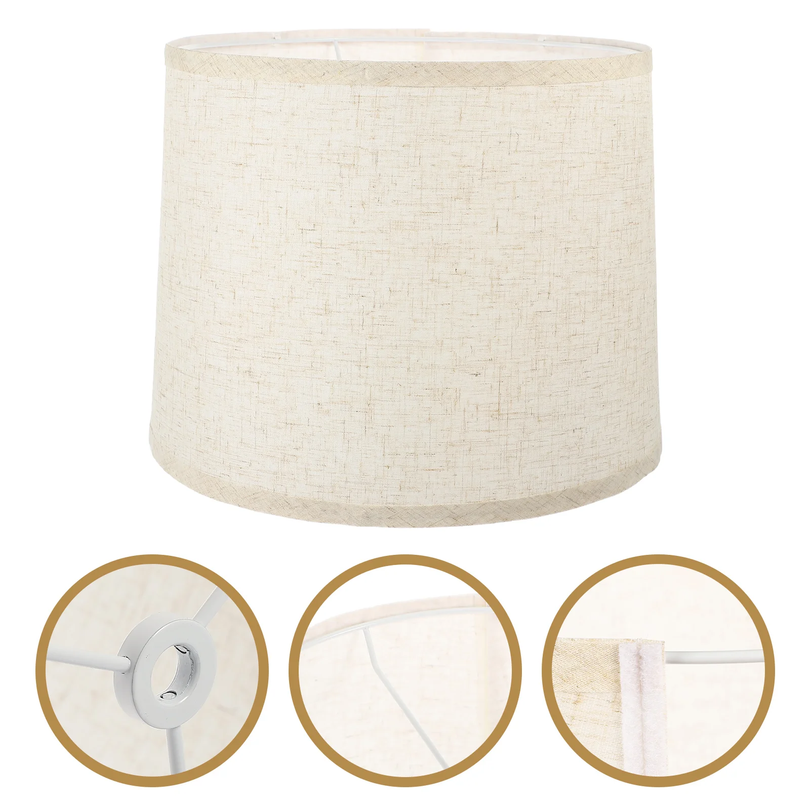 

Linen Fabric Lamp Shade Drum Lampshade Cover Chandelier Lamp Shades Light Cover Bedroom Lamp Shade Floor Table Lamp