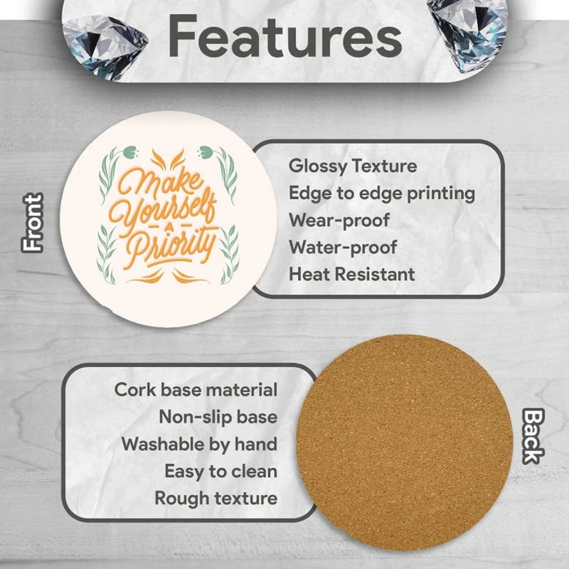 Customizable Photo Coasters