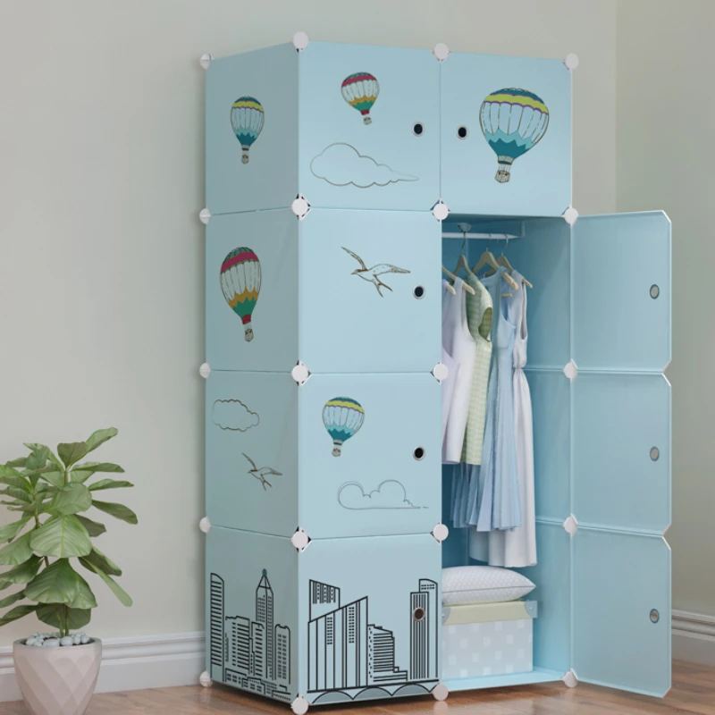 Girl Child Cabinet Closet Kids Children's Playful Organizer Wardrobes Furniture Wardrobe Montessori kinderschrank Baby Room