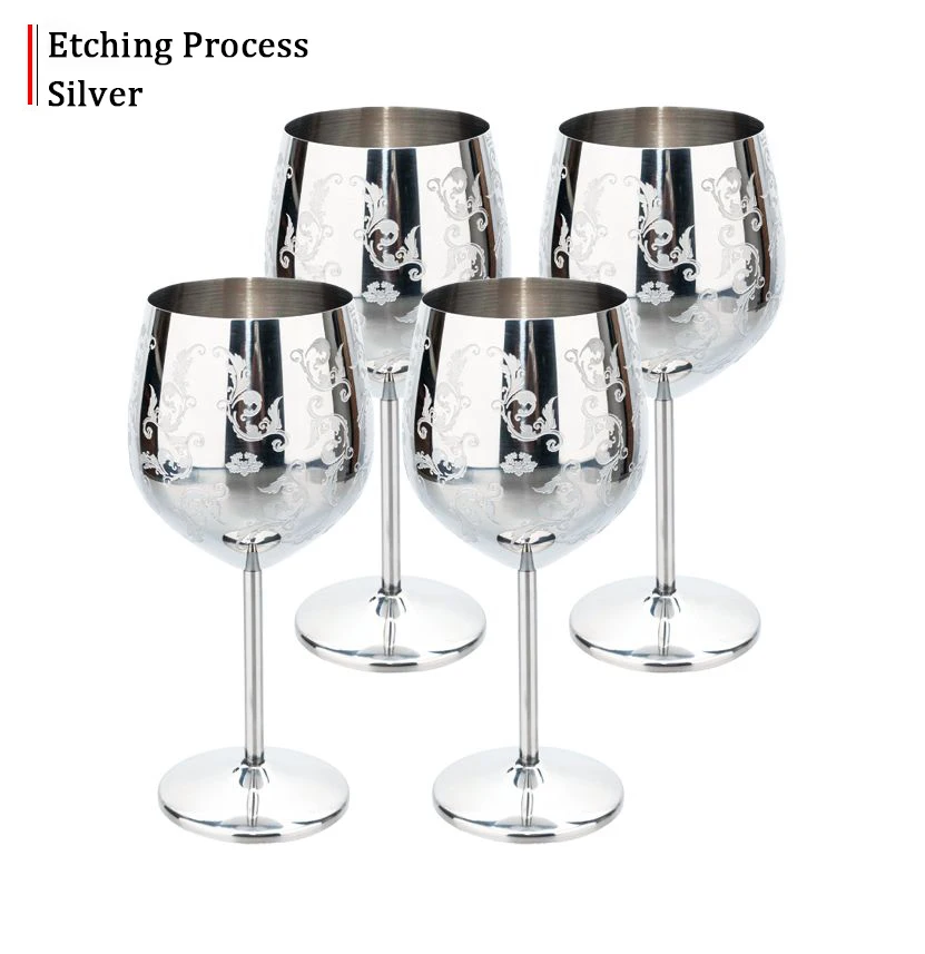 Elegant Grapevine Etched Red Wine Glass Goblet - Perfect for Parties, Weddings, and Wine Lovers' Gifts