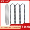 Enhanced Cutting Efficiency 8 Inch Chainsaw Chain with 33 DL 3/8" Low Pitch 0.050" Thick Guide Tooth Electric Saws Charging Saw 1