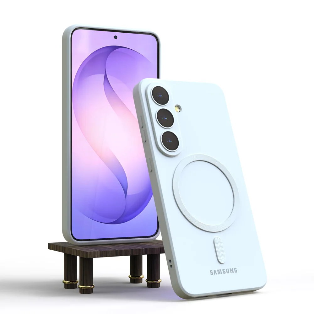 Magnetic Liquid Silicone Phone Case with Magsafe Compatibility