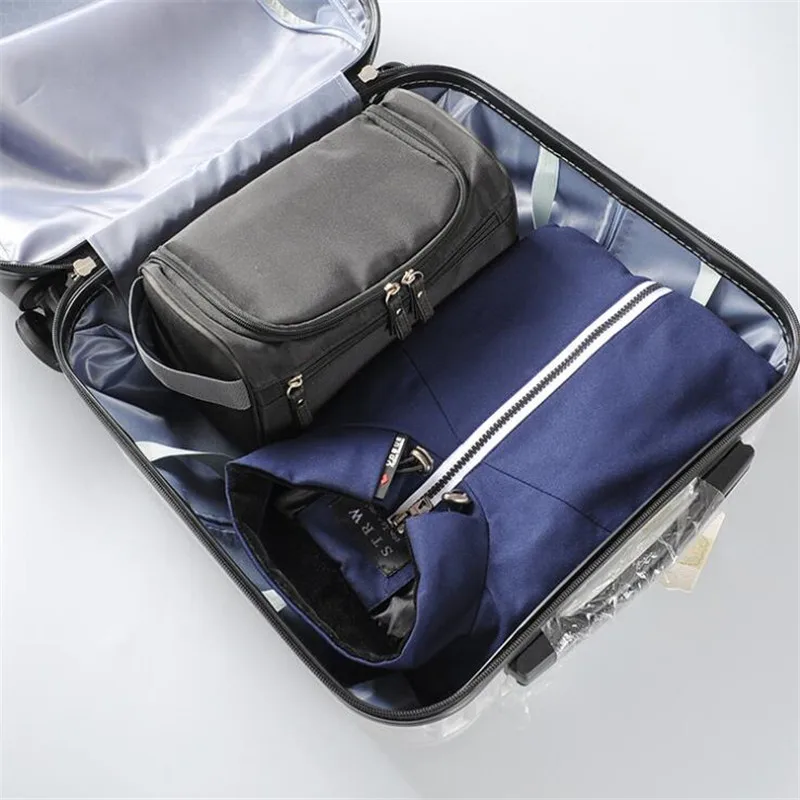 Men Travel Cosmetic Bag Waterproof Oxford Toiletries Storage Bag Travel Organizer Women Large Capacity Beauty Bath Wash