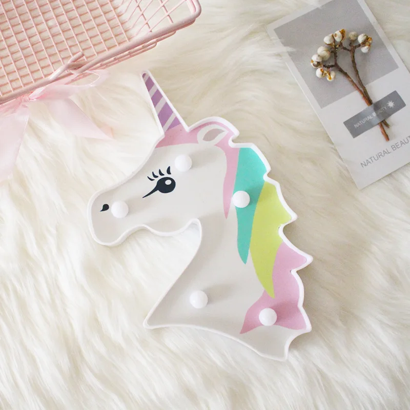 Testa Di Unicorno Luci A Led Unicorno Festa Di Buon Compleanno Regali Per Bambini Decorazioni Per Tavolo Da Pranzo Camera Da Letto Decorazione Per Fes