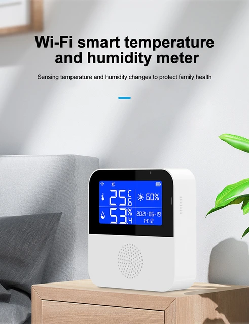 Sensore Umidit&agrave; Suolo 3-in-1 WiFi - Per Piante, Misura Umidit&agrave;, Temperatura E Luce, App Tuya Smart