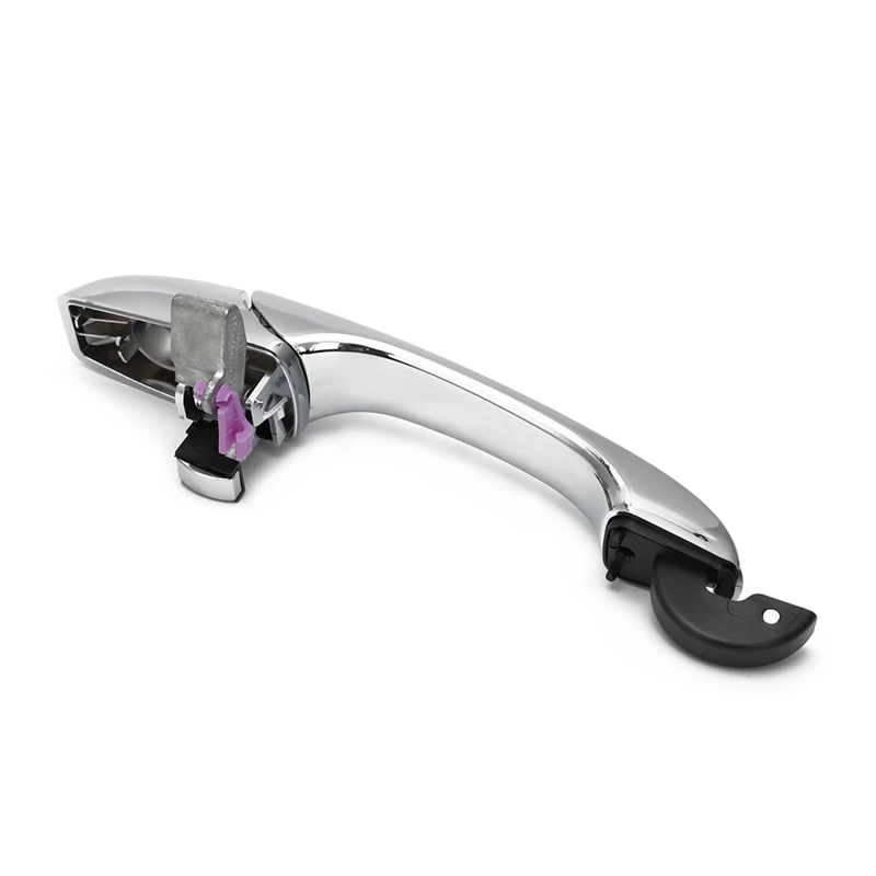 Jeu De 4 Poignées De Porte Extérieures Noires Lisses Pour Dodge Ram 1500 2002-2009 - Evan-Fischer