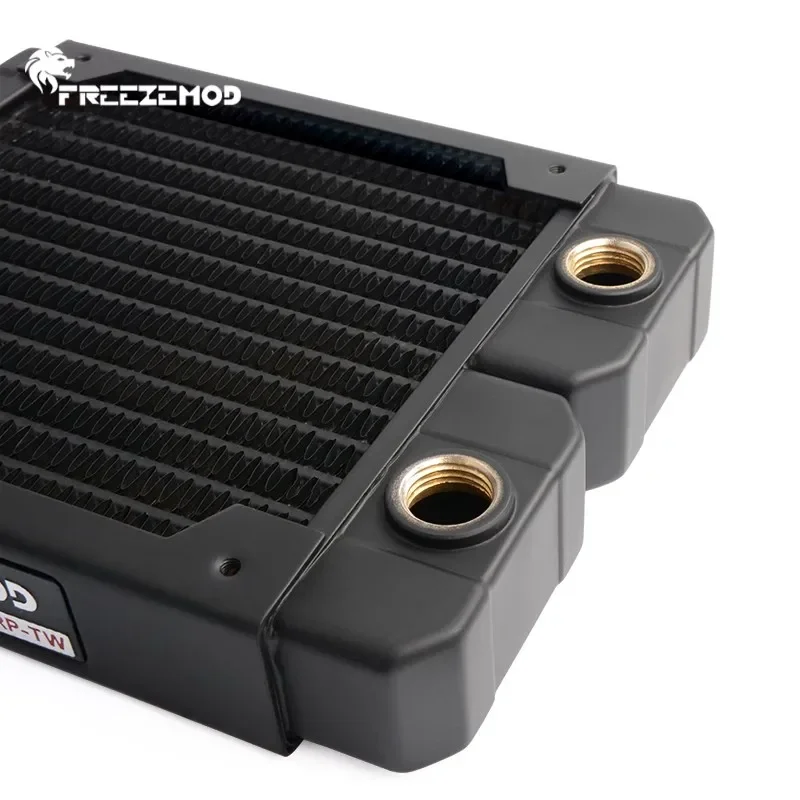 Dissipador de Água de Cobre Radiador do pc Branco Opcional e Preto 14 Canais 29 mm Grosso 120 mm 240 mm 360 mm 480 mm - Imagem 5