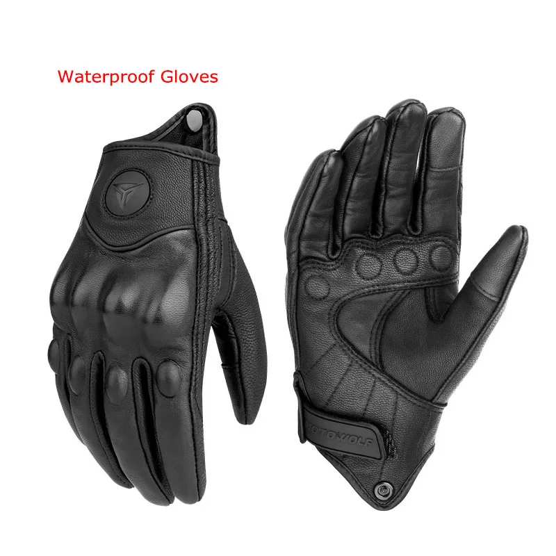 Moto Life Productsunisex Leather Motorcycle Gloves - Touch Screen