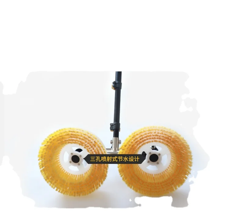 

New design solar panel clean machine solar system cleaning robot