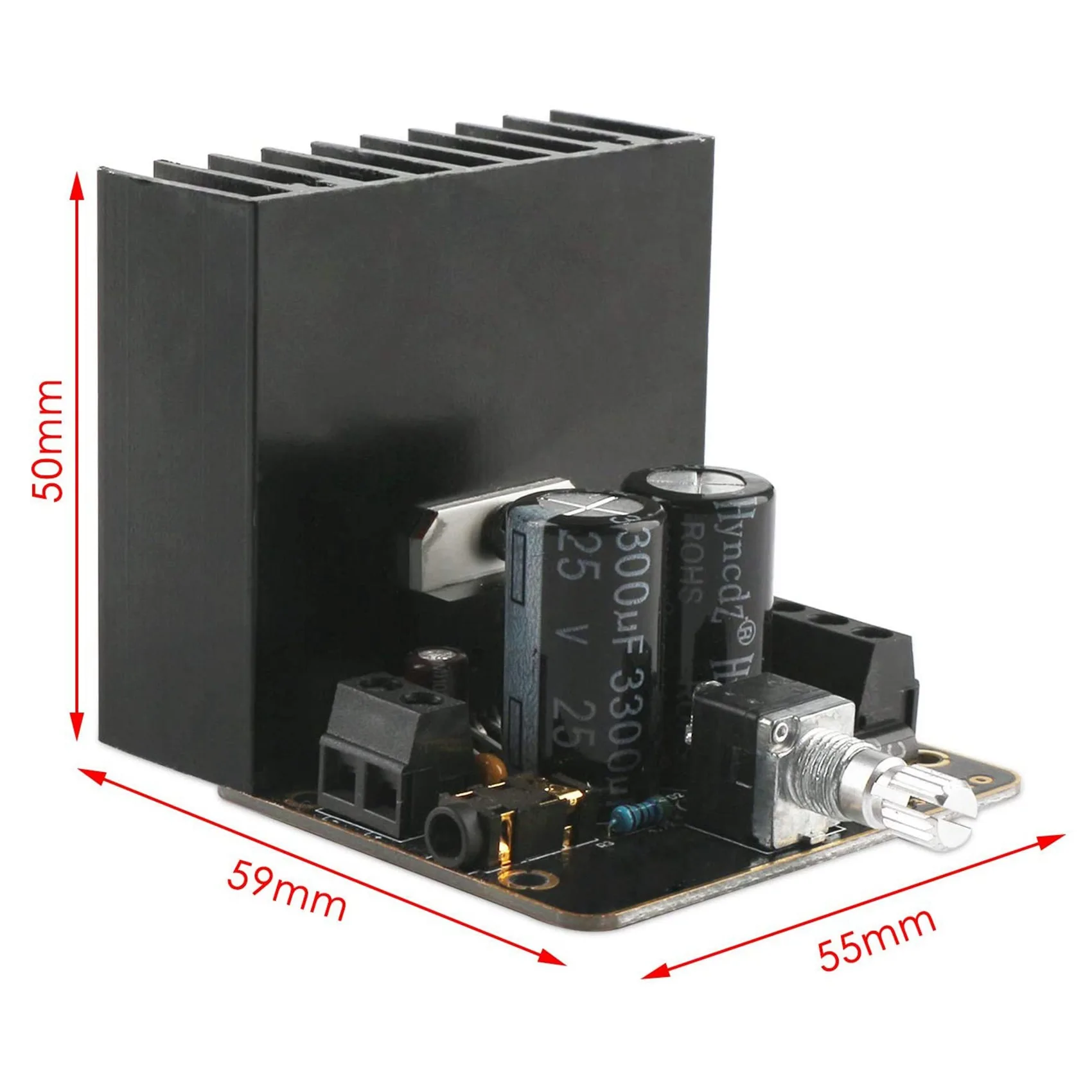 ABUOPower 증폭기 보드, 30W + 30W 듀얼 채널 2.0 오디오 증폭기 키트 클래스 AB DC 12V 디지털 스테레오 앰프 모듈 TDA7377