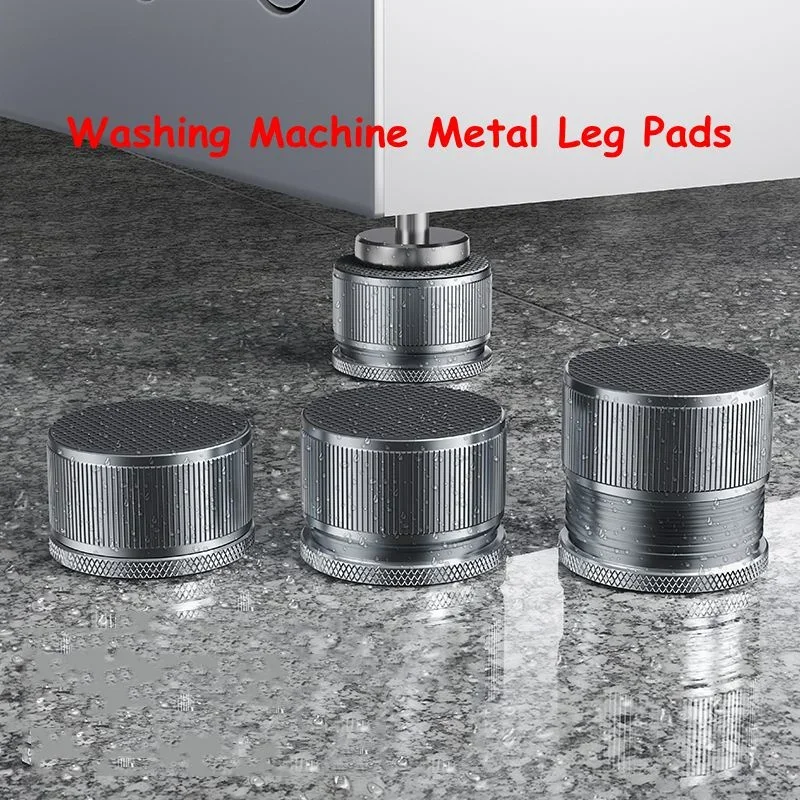 Eary 2/4pcs Metal Furniture Leg Booster Pad Bed Riser Height Adjustable Sofa Feet Floor Protector WashMachine Leg Highten Cusion Best Sellers In Furniture