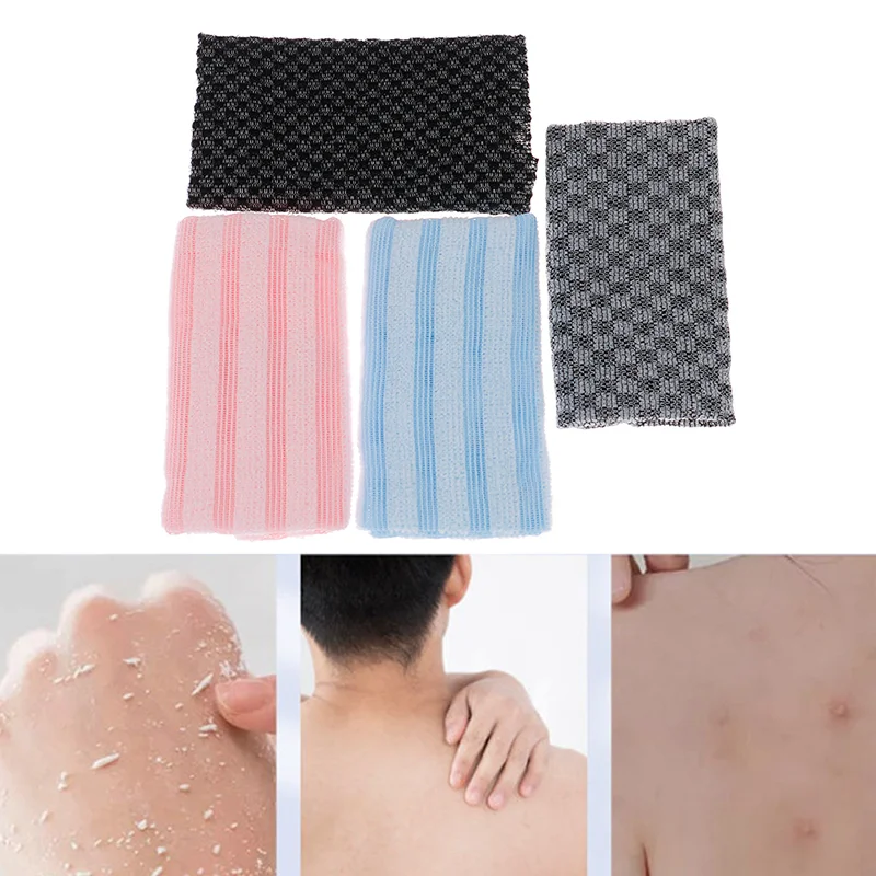 Exfoliating Japanese Style Bath Towel Bath Brush Back Towel Exfoliating Scrub Shower Sponge Body Bathroom Accessories