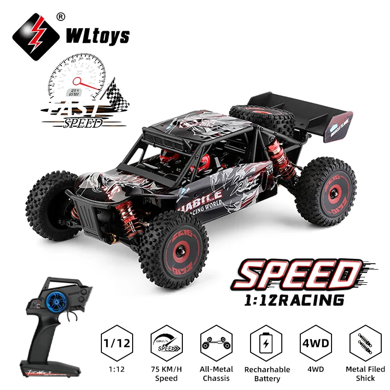 WLtoys 124016 радиоуправляемая лампа 1/12 с дистанционным управлением 4WD дрифтовая