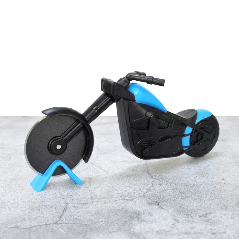 Stainless Steel Pizza Cutter Motorcycle Single Wheel Cut Tools Pizza Chopper Slicer Kitchen Gadget Household Cake Cutter Knives