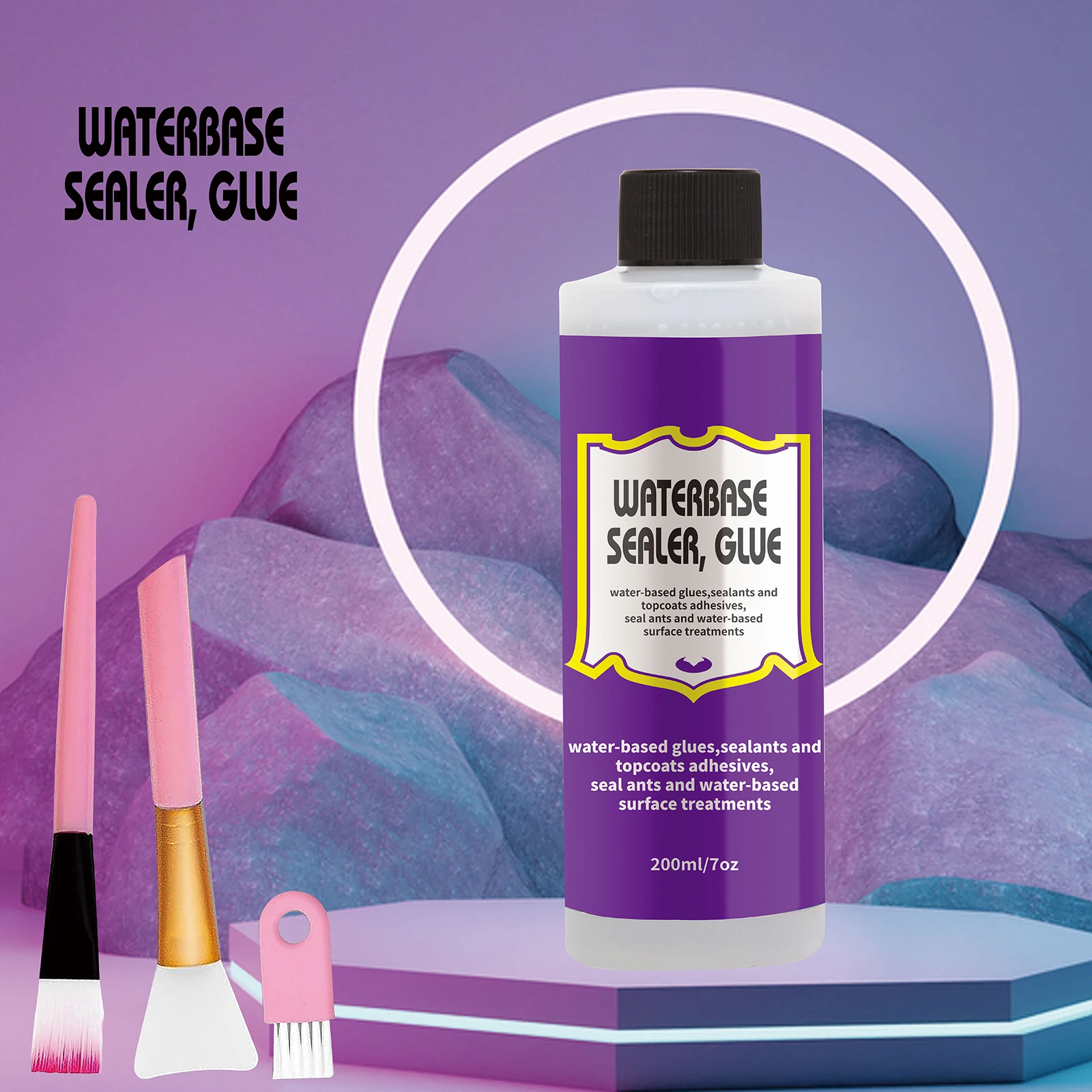 Waterbase Sealer Glue and Finish for DIY Crafts And Art Projects diamond painting sealer,acrylic varnish