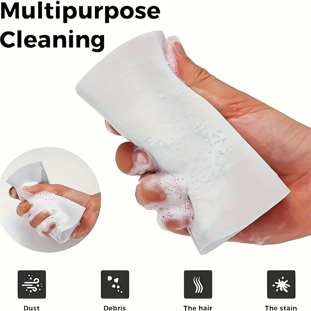 Cleaning Duster 5Pcs Damp Clean Sponge Portable Brush Cleaning Blinds Glass Vents Radiators Mirrors Window