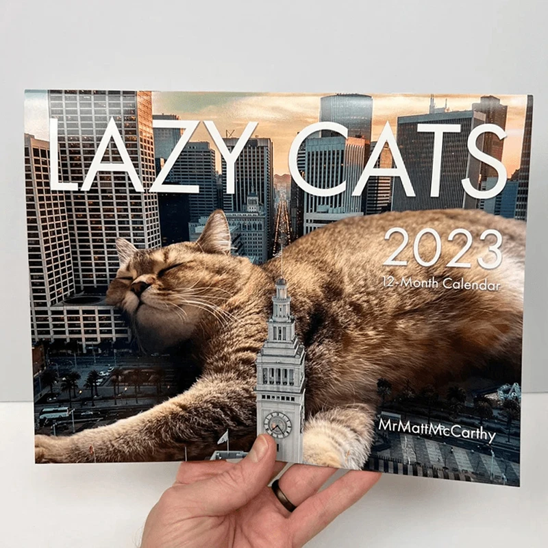2023 Years Love Cats With Us 365 Days Calendar Cute Cat Calendar High  Beauty Literary Calendar Office New Year Table Calendar - AliExpress