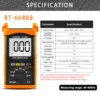 BTMETER True RMS Digital Multimeter,Precision Multimeter,Profession Insulation Tester Voltage Meter Diode Test NCV，770 Series 5