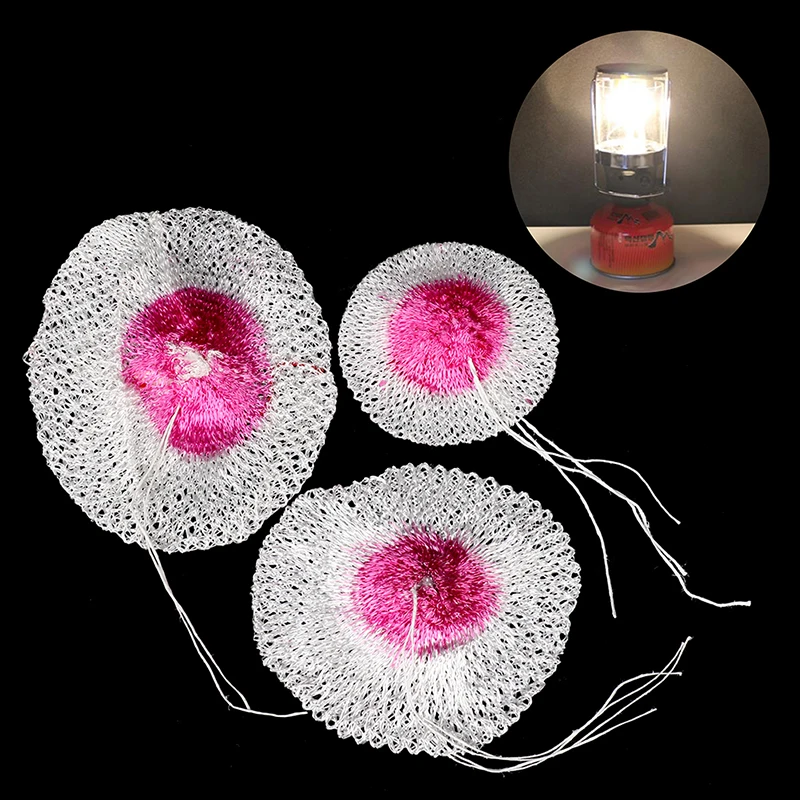 10pcs 65/85/100mm Gas Lantern Mantle Kerosene Gas Lamp Cover Durable Mesh Mantle gas lamp mantle