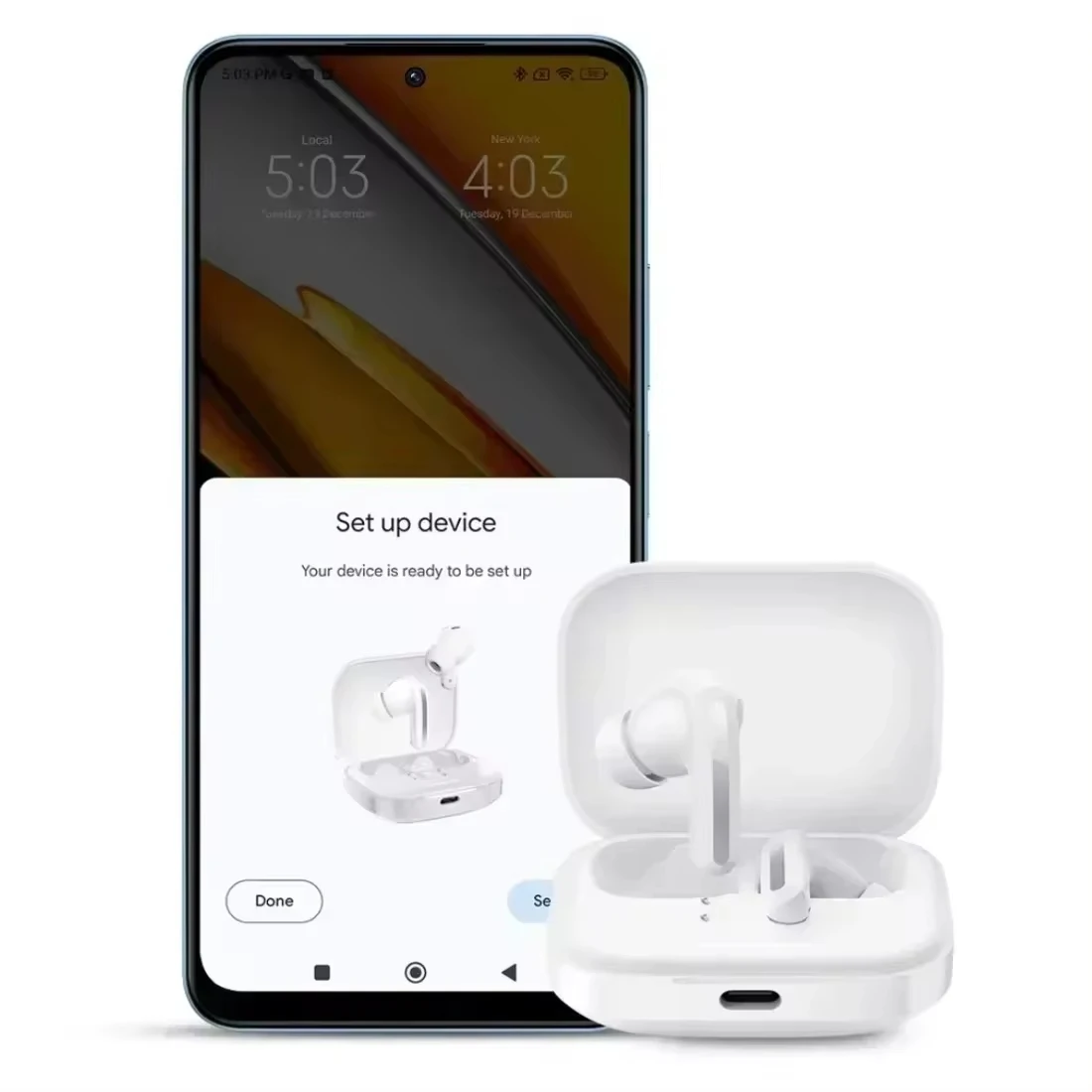 Original Xiaomi Redmi Buds 5 TWS Earphones ANC Noise Reduction Bluetooth 5.3 40H Battery Life Mic Gaming Sports Earphones 2
