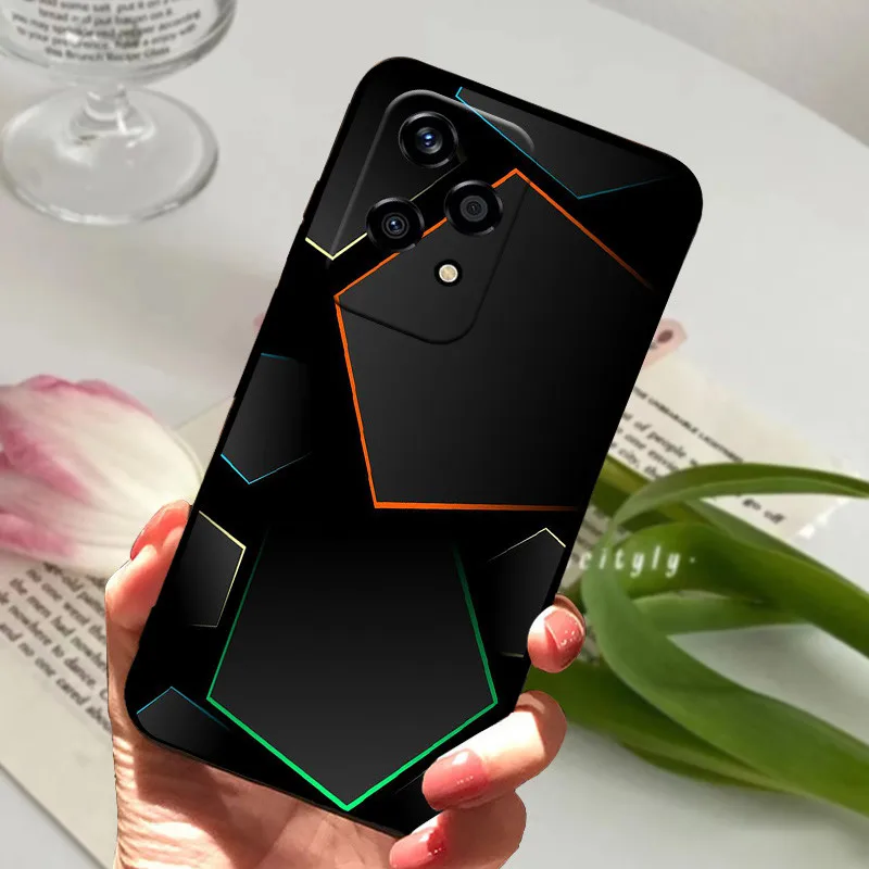 Shockproof Soft TPU Silicone Phone Case - Cartoon Matte Bumper Cover