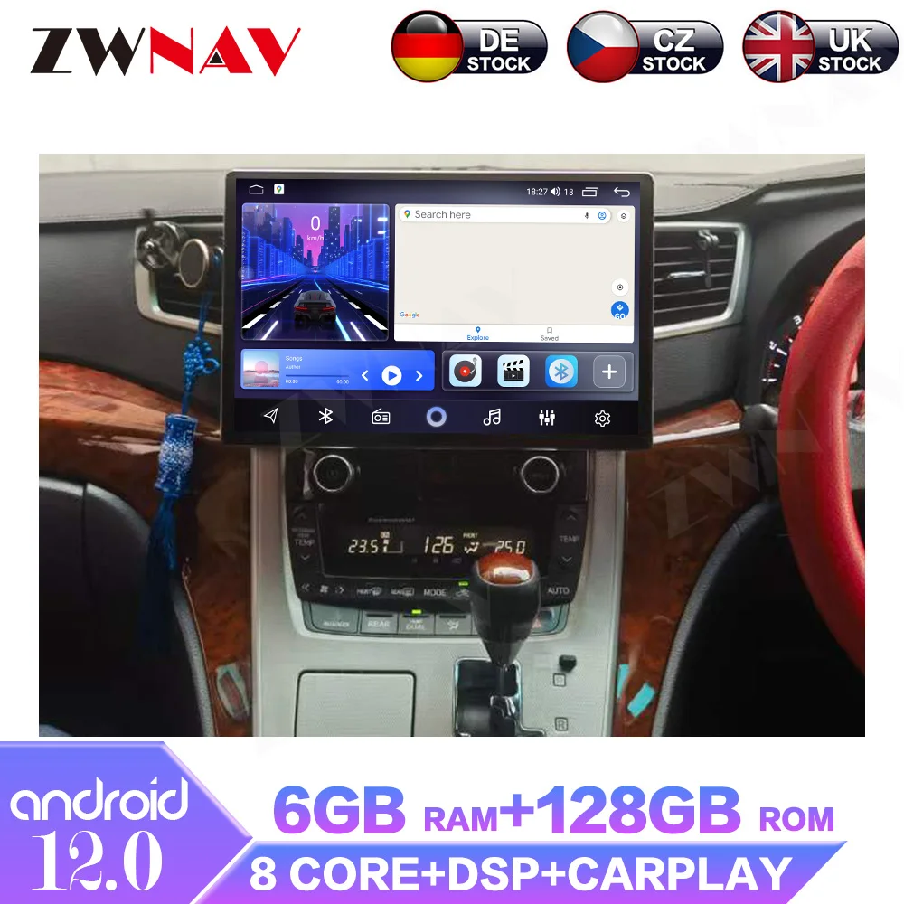 

For Toyota Alpha 20 Series 2008 - 2014 Car Radio Multimedia Video Player Navigation Stereo GPS Android 13 FM Recorder Headunit