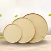 Handmade Weaving Bamboo Sieve Raft Round Dustpan DIY Decorative Fruit Bread Basket Kitchen Storage Trays Home Decor 2