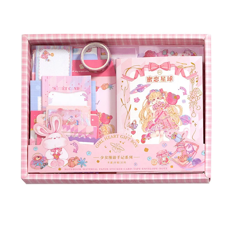 Kids Scrapbook Kit for Girls Gifts DIY Set for Girls Age of 8 9 10 11