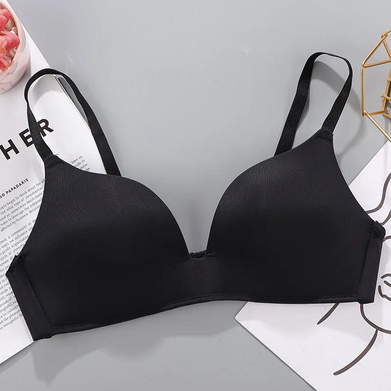 Seamless Push Up Bra - Wire Free, Breathable Women's Bra With Adjustable Straps