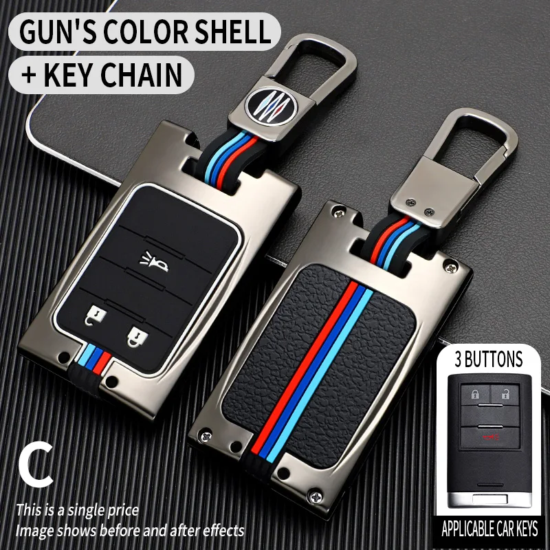 Custodia per chiave Auto custodia Shell Bag per Cadillac SRX XTS ATS CTS ESCALADE Smart Remote Protection portachiavi 2022 accessori Auto - Sc55695e5dcb14bf3a0aa44dec2a429c7A
