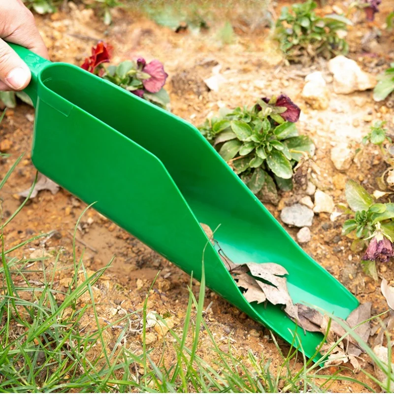 Getter Gutter Scoop Roof Trowels Garden Orchard Leaf Gutter Cleaning Shovel Tool Dirt Debris Remove Tool Large Capacity Spade 6
