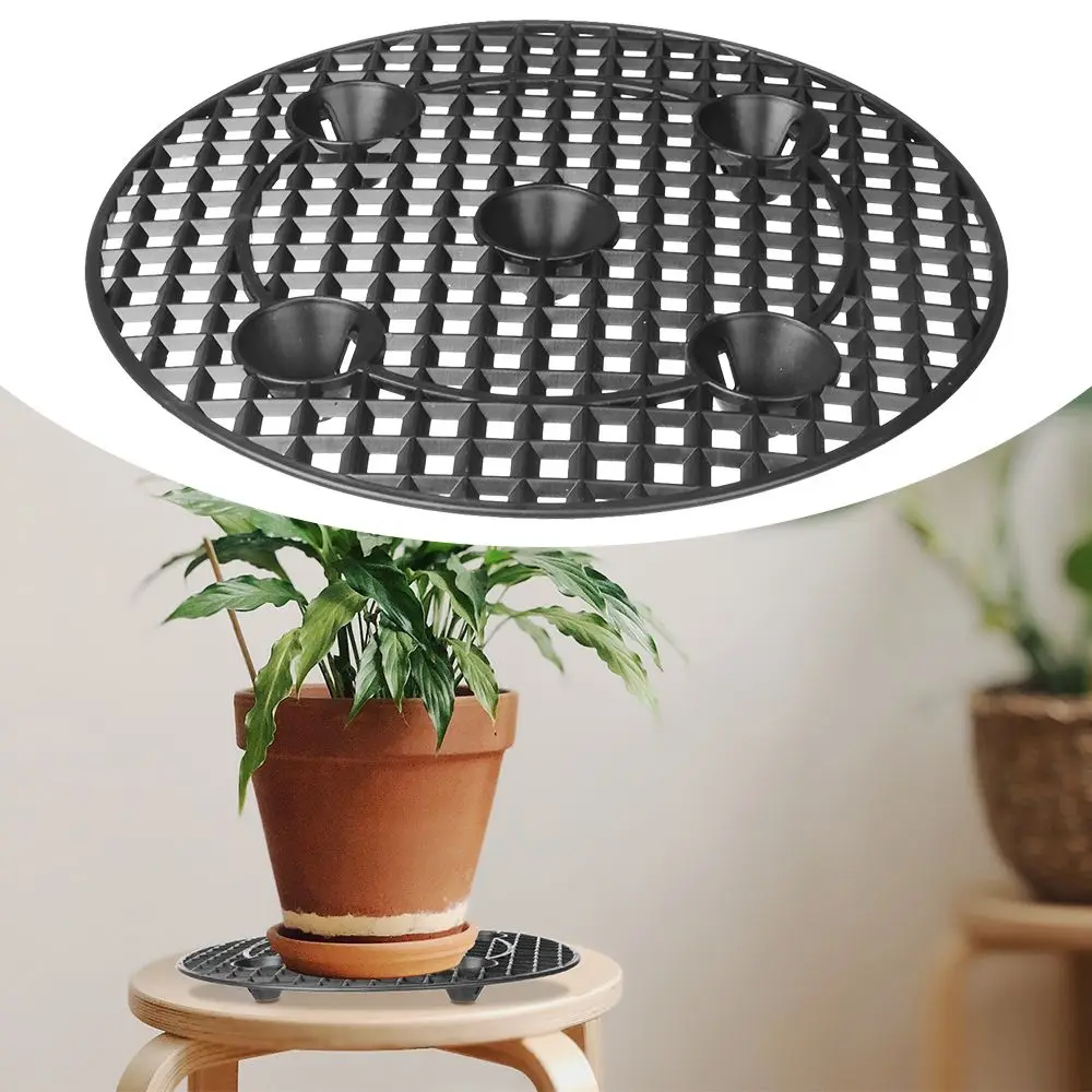 Flower Pot Plant Holder Floor Protector Patio Deck Plant Stands Pot Level Tray Plant Level Pot