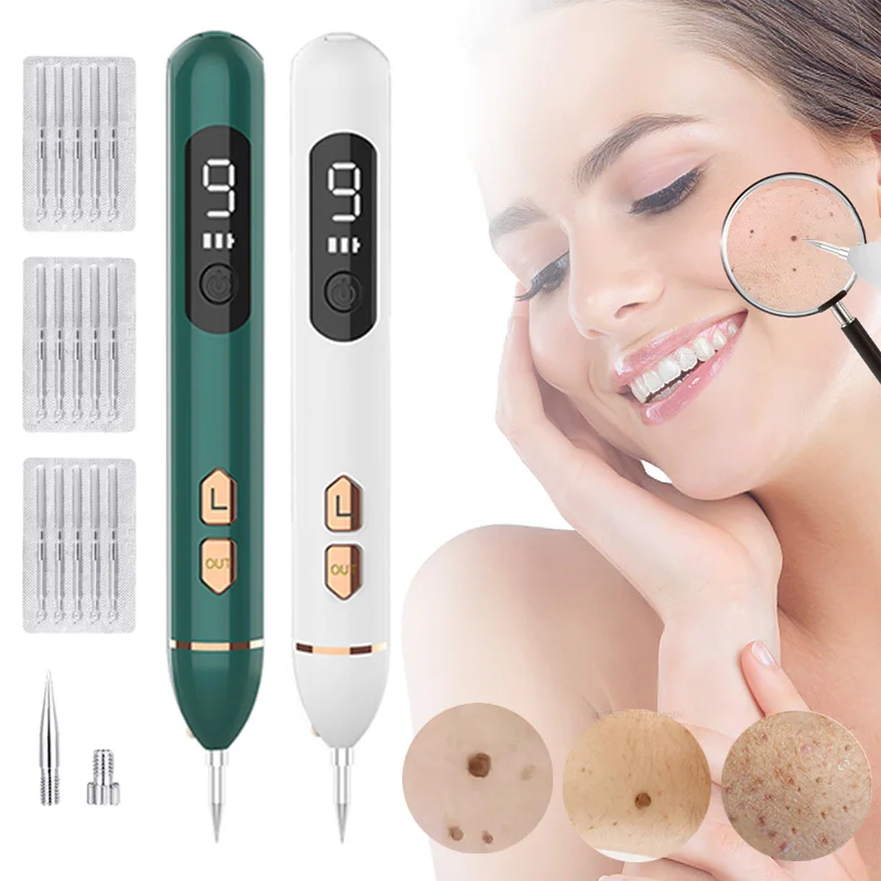 Skin Tag Removal Pen Laser Plasma Pen Warts Black Dots Remover Wart Eliminator Electric Mole Freckles Papilloma Dark Spots