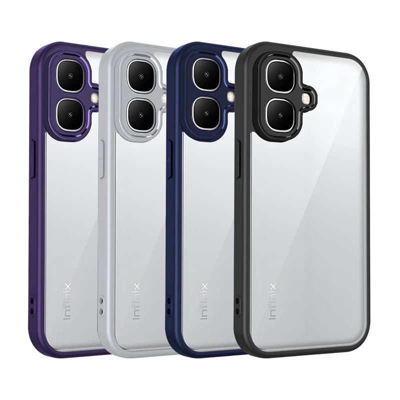 Crystal Clear Shockproof Silicone Phone Case with TPU Bumper