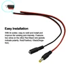 10pcs/pack--15CM 12V DC Power Cord Pigtail Male Cable 5.5x2.1mm For CCTV Camera LED Lights 4