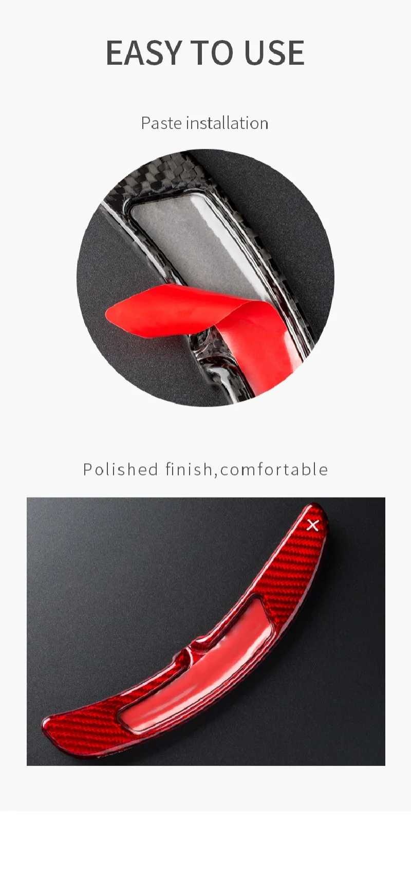 T-carbon Paddle Shift For Porsche 911 991 Boxster Cayman 718 Cayenne Macan Panamera 911 981 Carbon Fiber Paddle Shifter