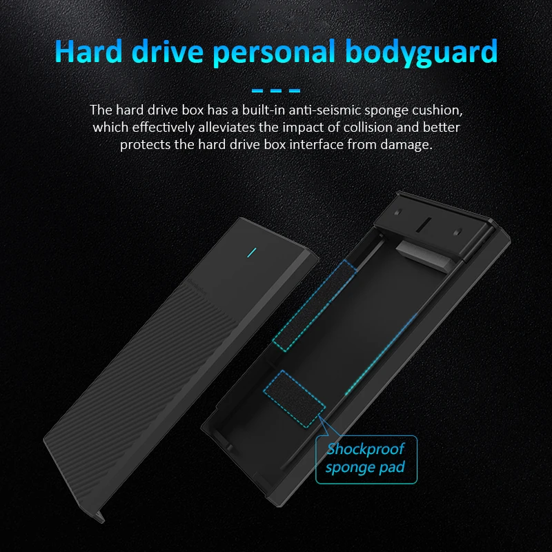 레노버 HDD 케이스 2.5 SATA to USB 3.0 어댑터 외장 하드 드라이브 인클로저 리더 SSD 디스크 HDD 박스 케이스 HD 2.5 HDD 케이스