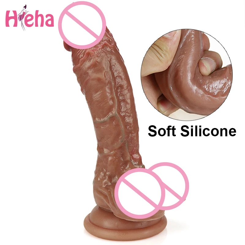Sex Toys 12.6 Inch XXL Realistic Dildo with Powerful Suction Cup Realistic Penis Sex Toy Flexible G-spot Dildo with Curved Shaft and Ball sex toys