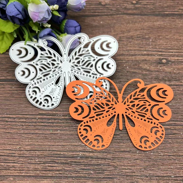 Metal Die Cuts Butterfly Letter Embossing Stencil Cutting Dies for Card  Making Scrapbooking Paper Craft DIY Template Scrapbook Stencils
