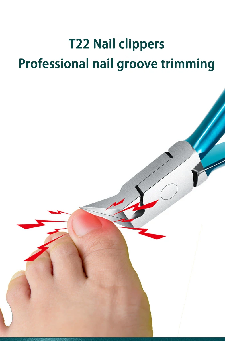 Description Picture 3 of item1Pcs Professional Toenail Clippers For Thick Ingrown Nails Wide Opening Non-Slip Long Handle Toenail Cutter Trimmers