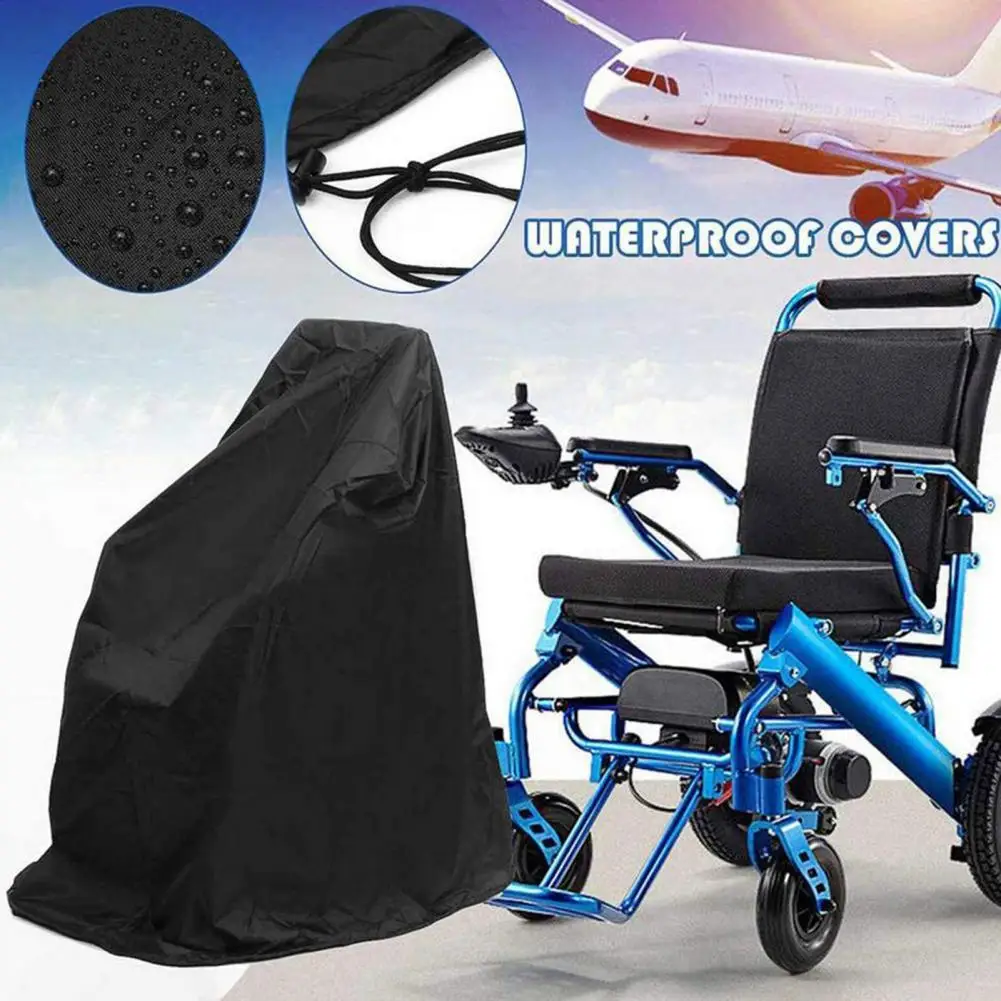Durable Electric Wheelchair Rain Cover Waterproof Convenient Ventilated