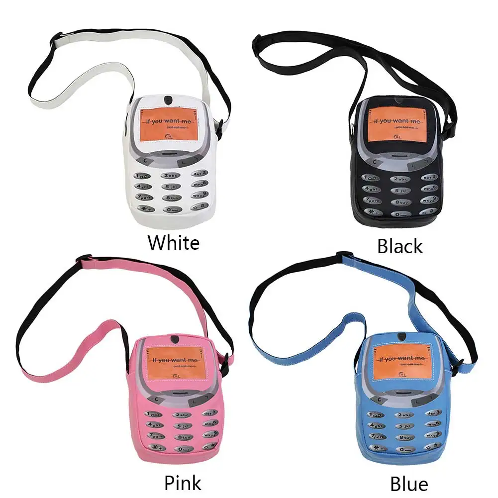 3D Phone Shape PU Leather Crossbody Bag - Creative and Trendy Designer Shoulder Purse