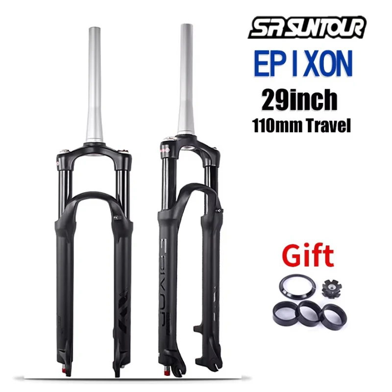 SUNTOUR EPIXON 32 Front Fork 29 inch Shoulder Control Suspension God Fork Mountain Cone Tube Quick Detachment Air Fork