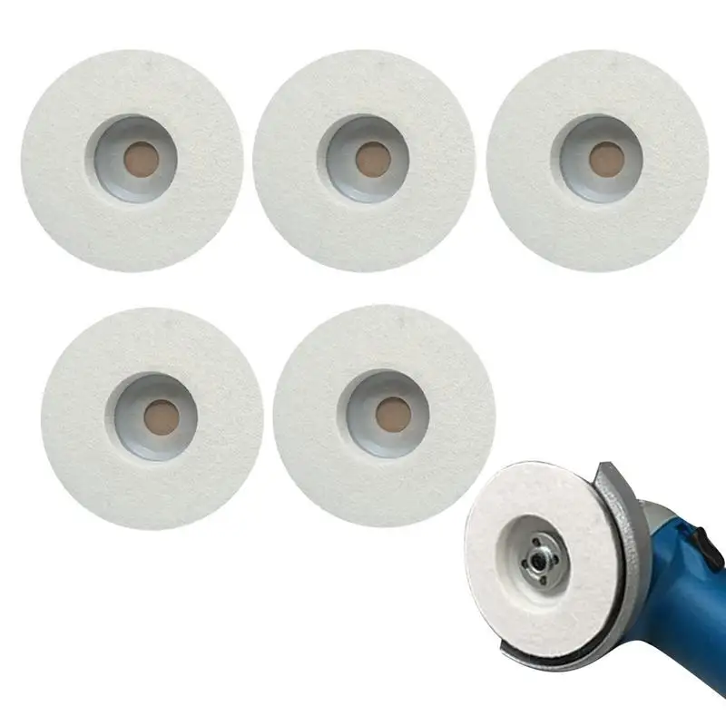 

Felt Polishing Wheel Drill Buffing Wheel Thickened Wool Fabric Disc Multifunctional Polishing Accessories Buffing Pads Portable