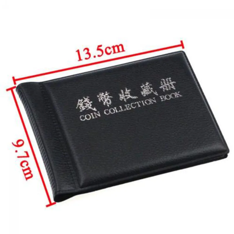 Book Coin Album Holder Money Pockets 35*40mm Folders Openings Collection Storage Container