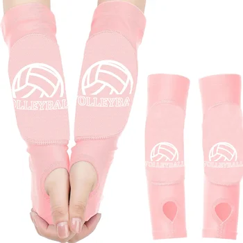 Girls Volleyball Arm Sleeves, 1 Pair Padded Volleyball Passing Sleeves with Foam Protection, Volley Ball Arm Protector for Youth