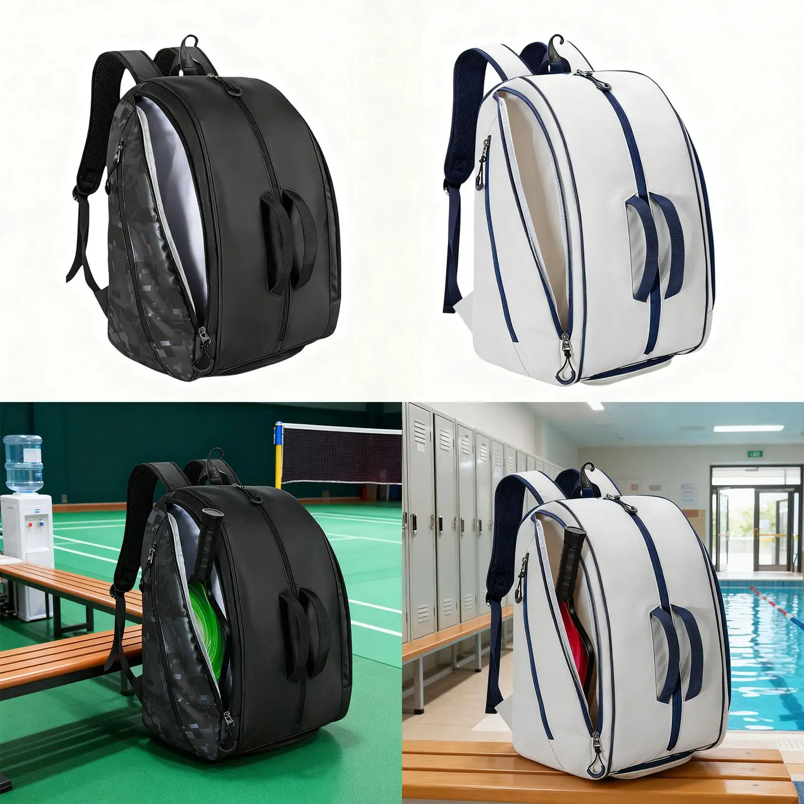 Pickleball Bag Padel Racket Backpack Large Capacity Sports Practical Waterproof Shoes Compartment Stylish Paddle Storage Bag Pickleball Bag Padel Racket Backpack Large Capacity Sports Practical Waterproof Shoes Compartment Stylish Paddle Storage Bag