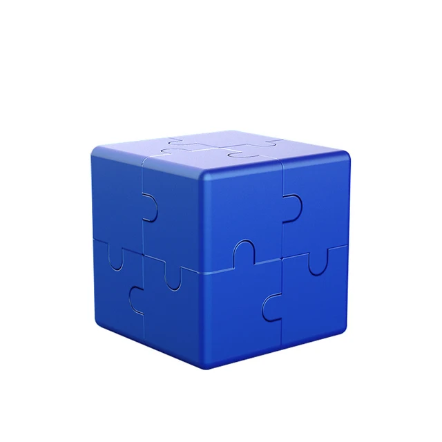3D Intelligence Cube Building Blocks Educational Toys Student Puzzle Aluminum Alloy Metal Infinite Fidget Anti Stress Relief 6